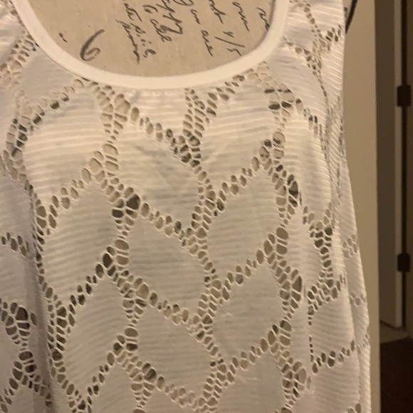 White Swimsuit Coverup - Picture 2 of 8